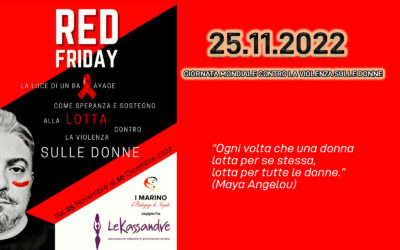 Il RED FRIDAY De I Marino Il Balayage Di Napoli, Per Celebrare La Giornata Mondiale Contro La Violenza Sulle Donne